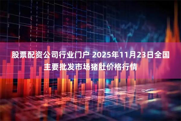 股票配资公司行业门户 2025年11月23日全国主要批发市场猪肚价格行情